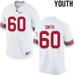Youth Ohio State Buckeyes #60 Ryan Smith White Nike NCAA College Football Jersey Trade TIL2344TG